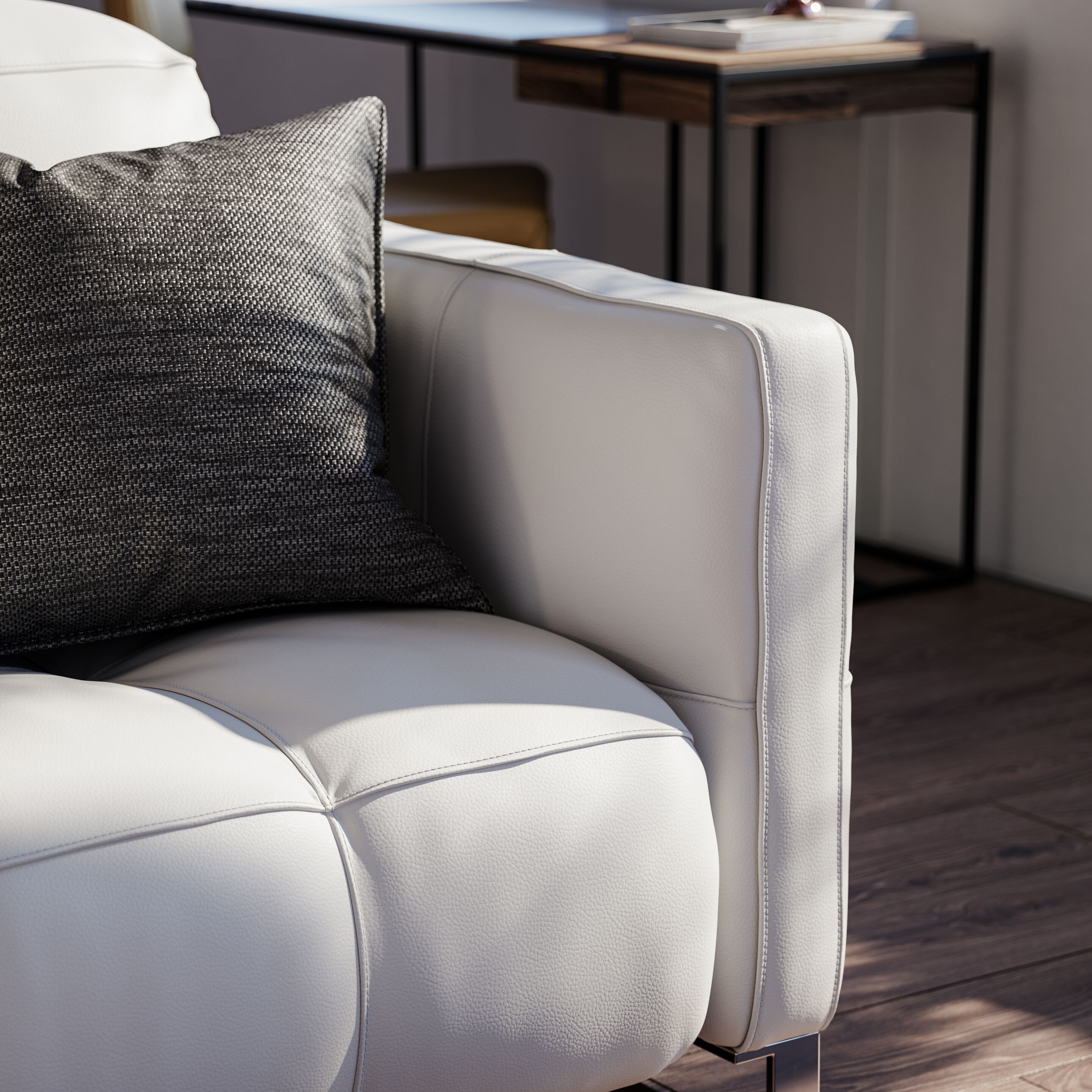 Кожаный диван с электроприводом на 2 места Natuzzi Italia Philo ARCH-00047436 - Вид №8