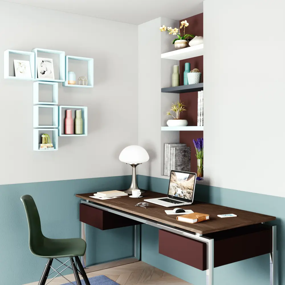 Spaceo: Набор из 3 полок эвкалиптовых для интерьера 82877488 STLM-1080956 - Вид №9