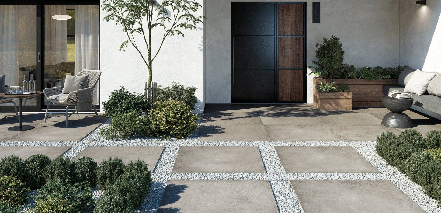 Пол / облицовка керамогранита для внутреннего и наружного применения с эффектом цемента Ceramica Rondine LOFT ARCH-00041377 - Вид №5