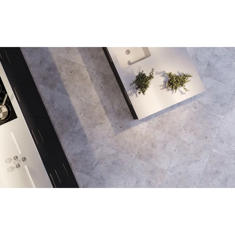 Керамогранит Golden Tile Corso 120x60 см 1.44 м² цвет серый STLM-2184602 - Вид №5