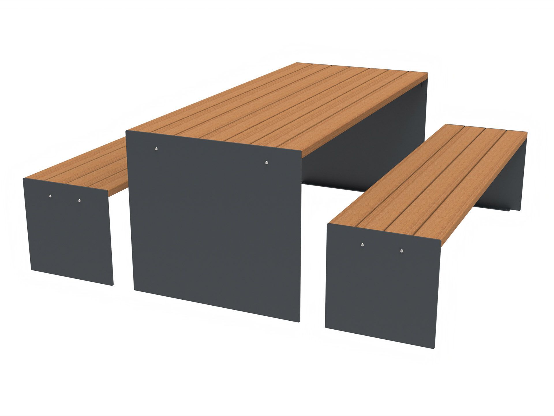 Стол для пикника со встроенными скамейками Lazzari Recto ARCH-00105488 - Вид №9