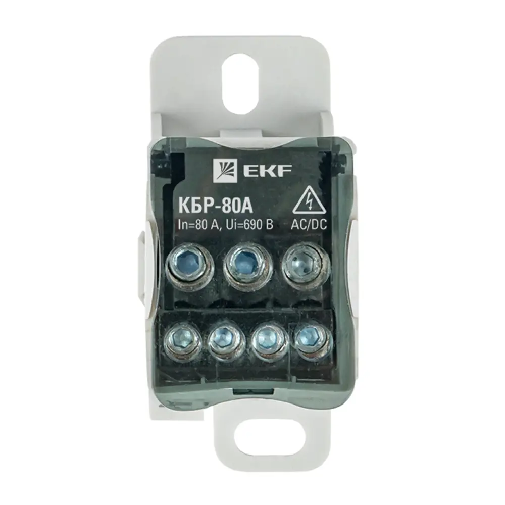 Блок распределительный КБР на DIN-рейку EKF 80 A STLM-2059356 - Вид №2