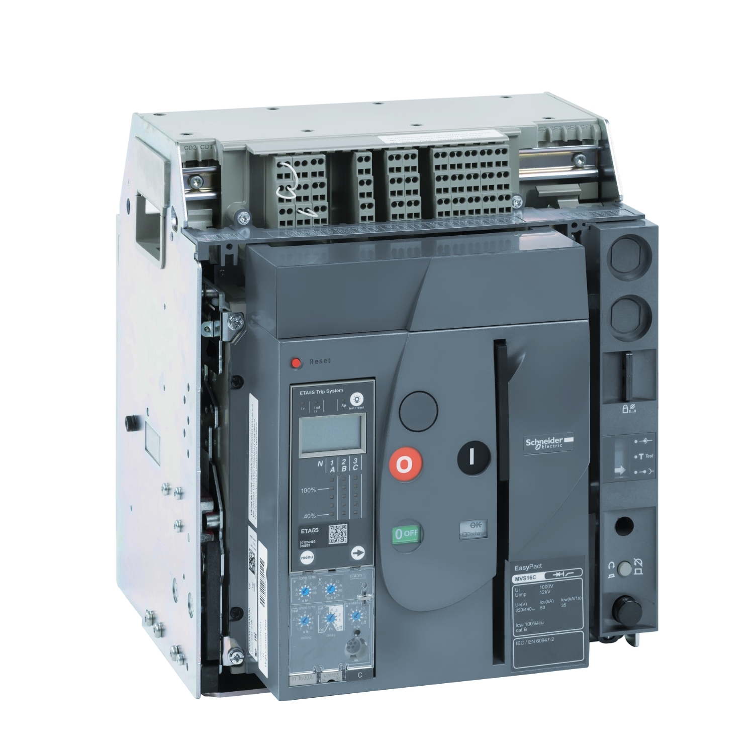MVS12C3NW2L АВ MVS1 1250A 50KA 3P ЭЛ.УПР.ВЫКАТ. ET2I Schneider Electric EasyPact 