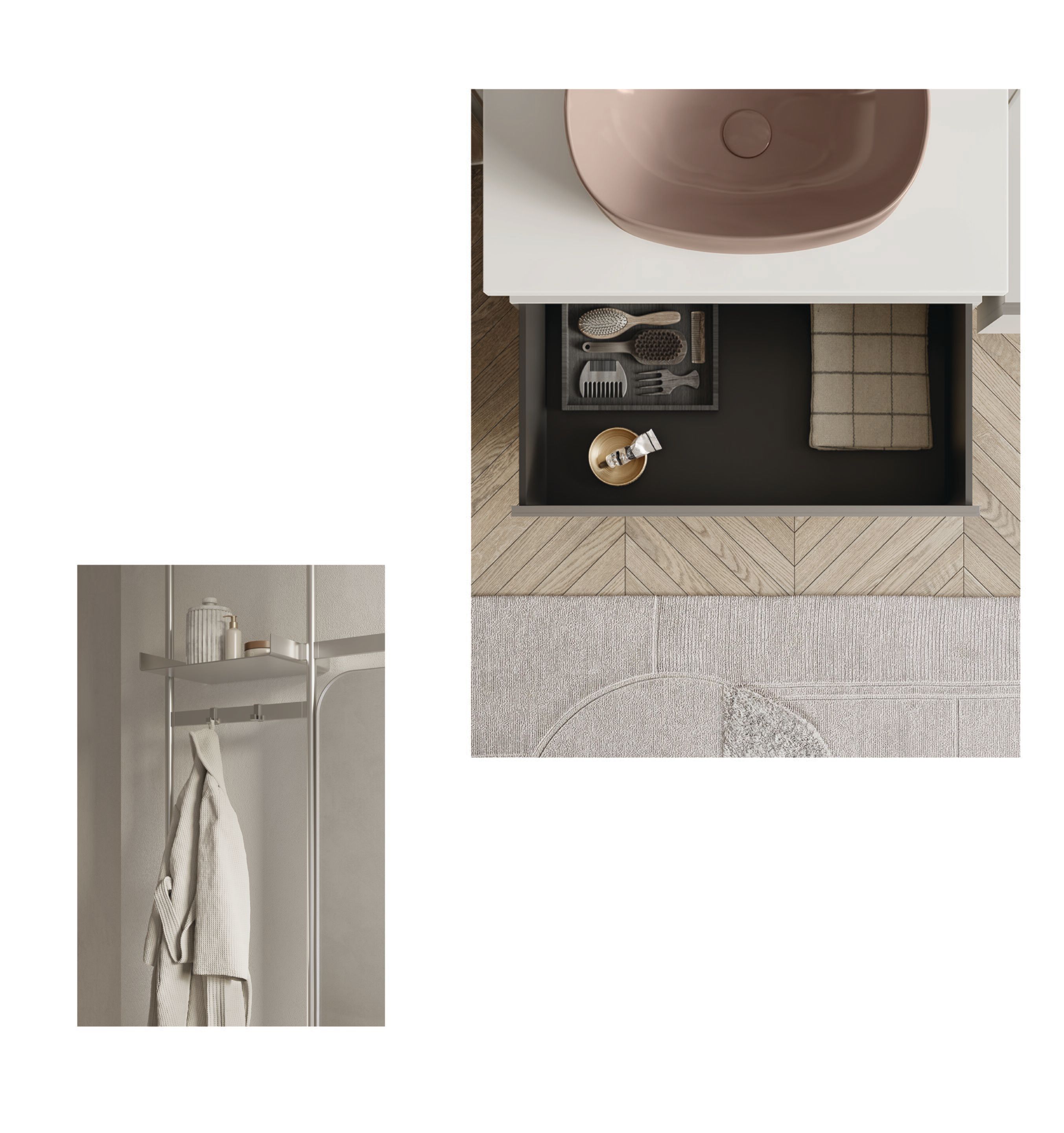 Умывальник с зеркалом Nic Over ARCH-00029598 - Вид №2