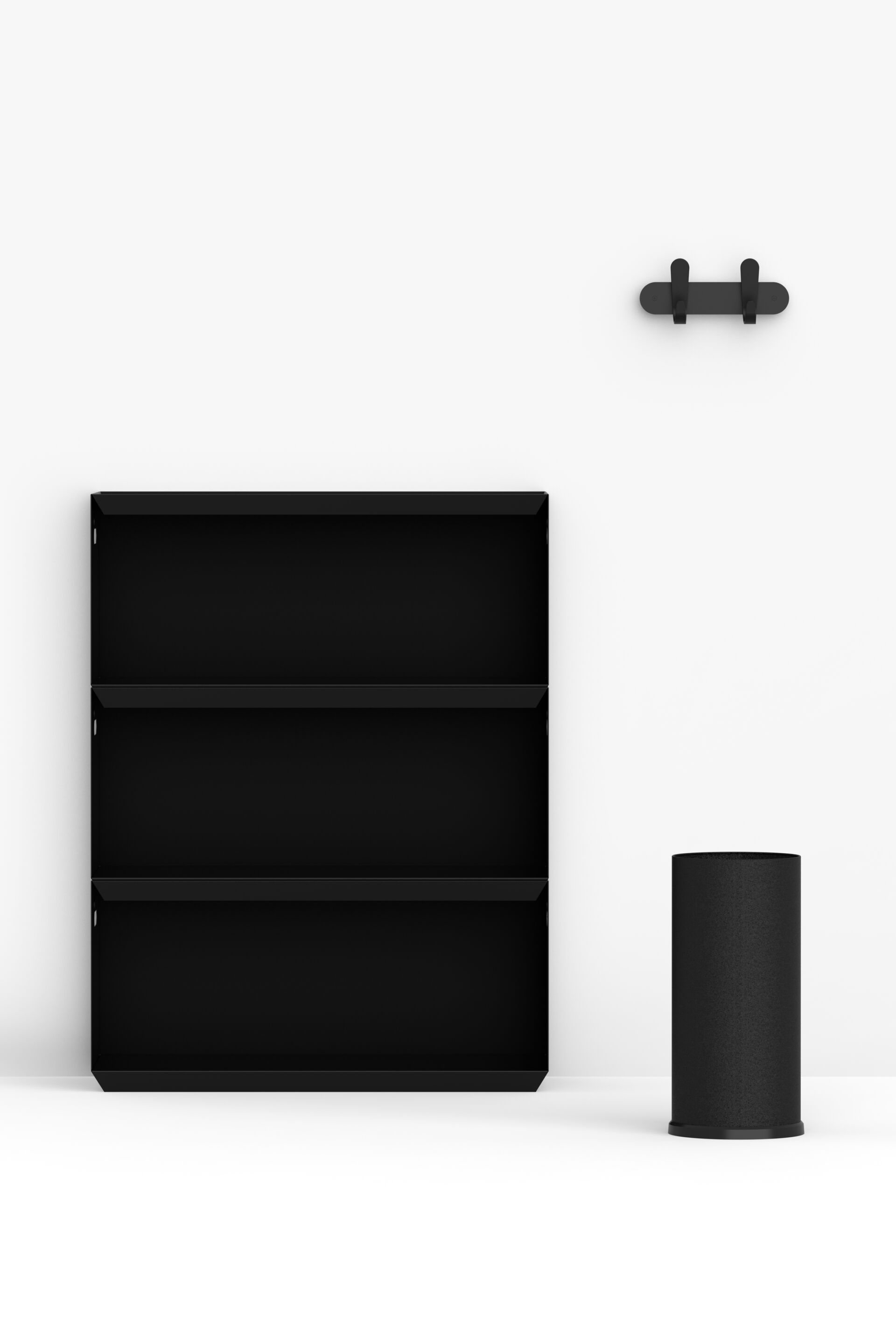 Стальная и пластиковая настенная вешалка FUNCTIONALS KROK HJH ARCH-00072504 - Вид №2