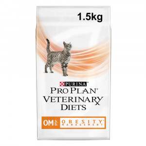 ПР0033159 Корм для кошек Veterinary Diets OM St/Ox для снижения избыточной массы тела, сух. 1,5кг Pro Plan
