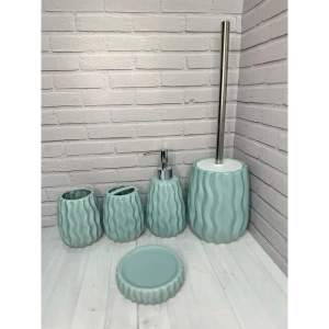 Керамическая мыльница PRIMANOVA Cake в небесно-голубом цвете 89381077