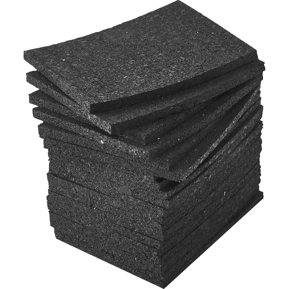 Подложка под напольное покрытие Isosafe Hard каучук 4x60x80 мм 20 шт Santreyd STLM-2165838