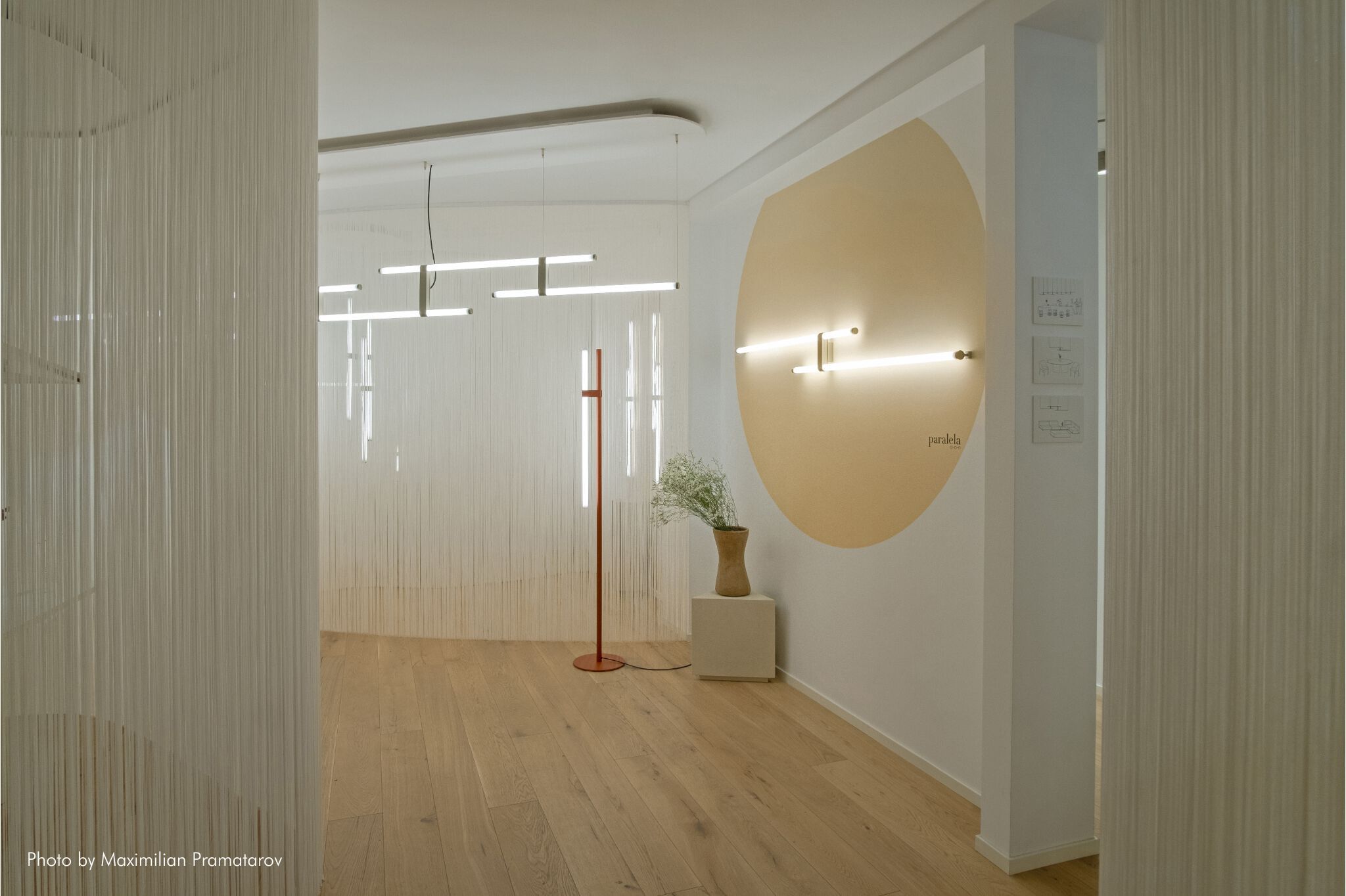 Светодиодный настенный светильник из боросиликатного стекла AXOLIGHT Paralela ARCH-00136042 - Вид №7