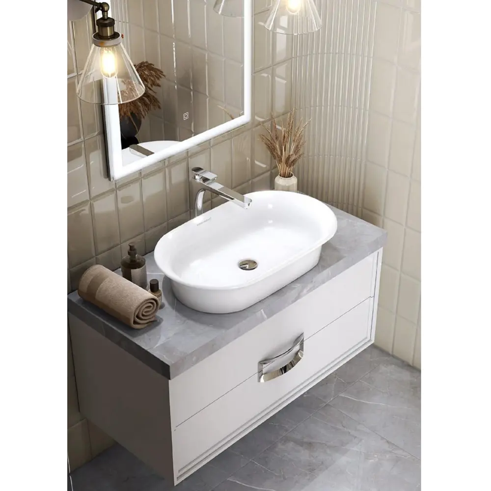 Декор карандаш Kerama Marazzi Бланше глянцевый 20x1.5 см цвет бежевый Карандаши STLM-2018691 - Вид №3