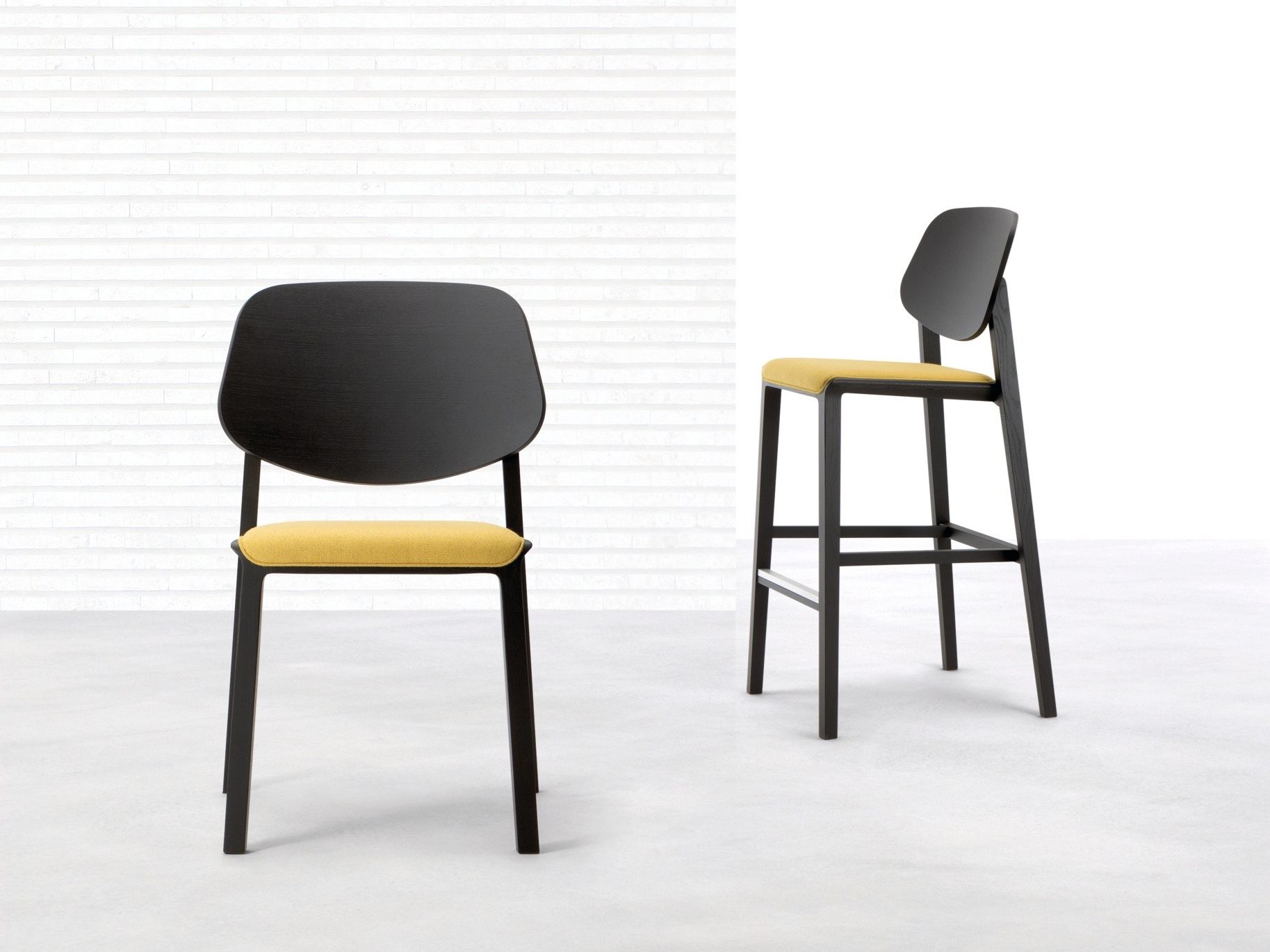 Тканевый стул с мягким сиденьем Cizeta двор ARCH-00050204 - Вид №2