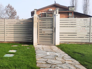 Экструдированный алюминиевый забор / ворота