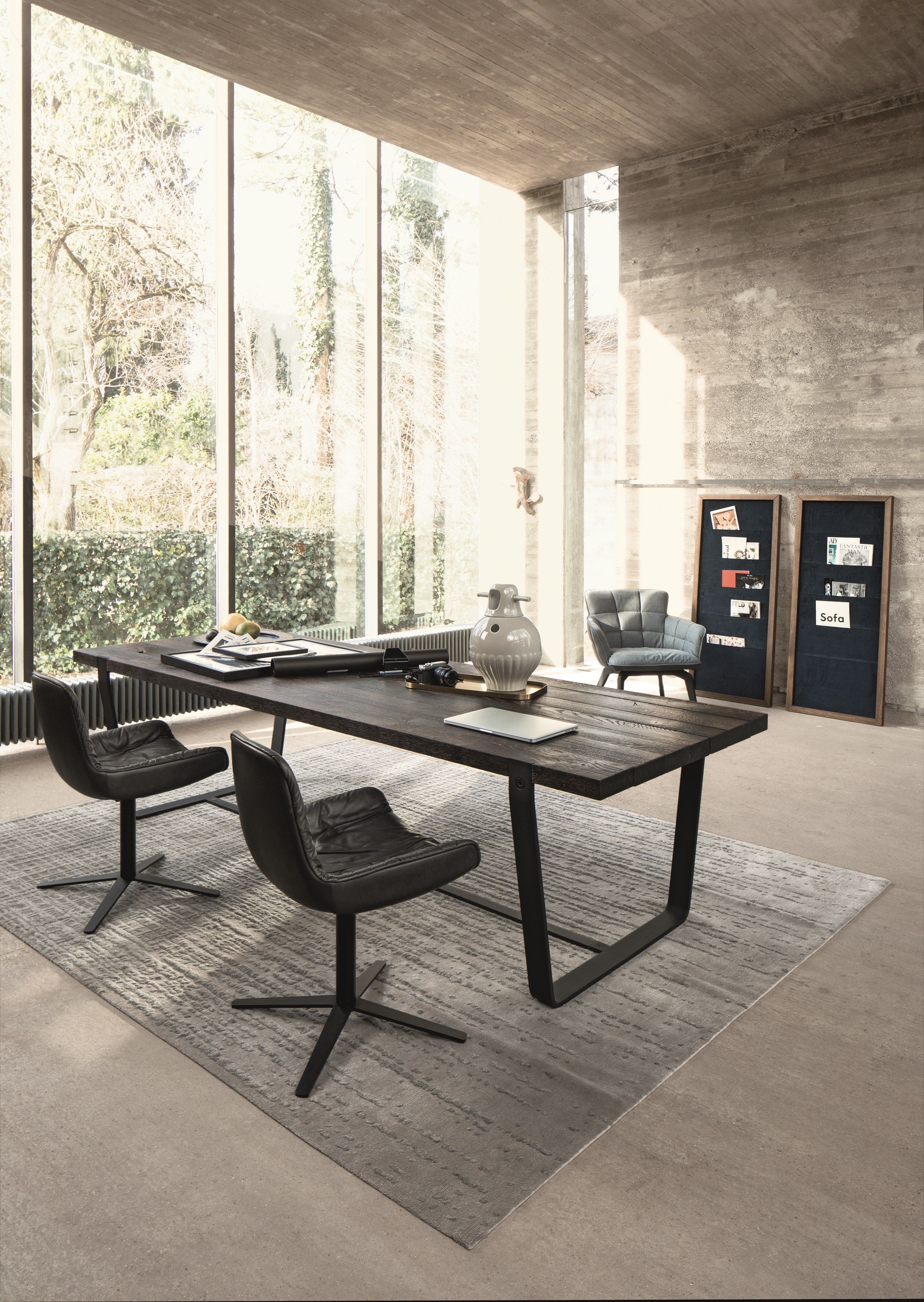 Деревянный прямоугольный обеденный стол JANUA BB 11 CLAMP ARCH-00014964 - Вид №2