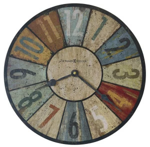 Часы настенные разноцветные Howard Miller 620-503 Sylvan II HOWARD MILLER ДИЗАЙНЕРСКИЕ 00-3872911 Желтый;коричневый;разноцветный;синий