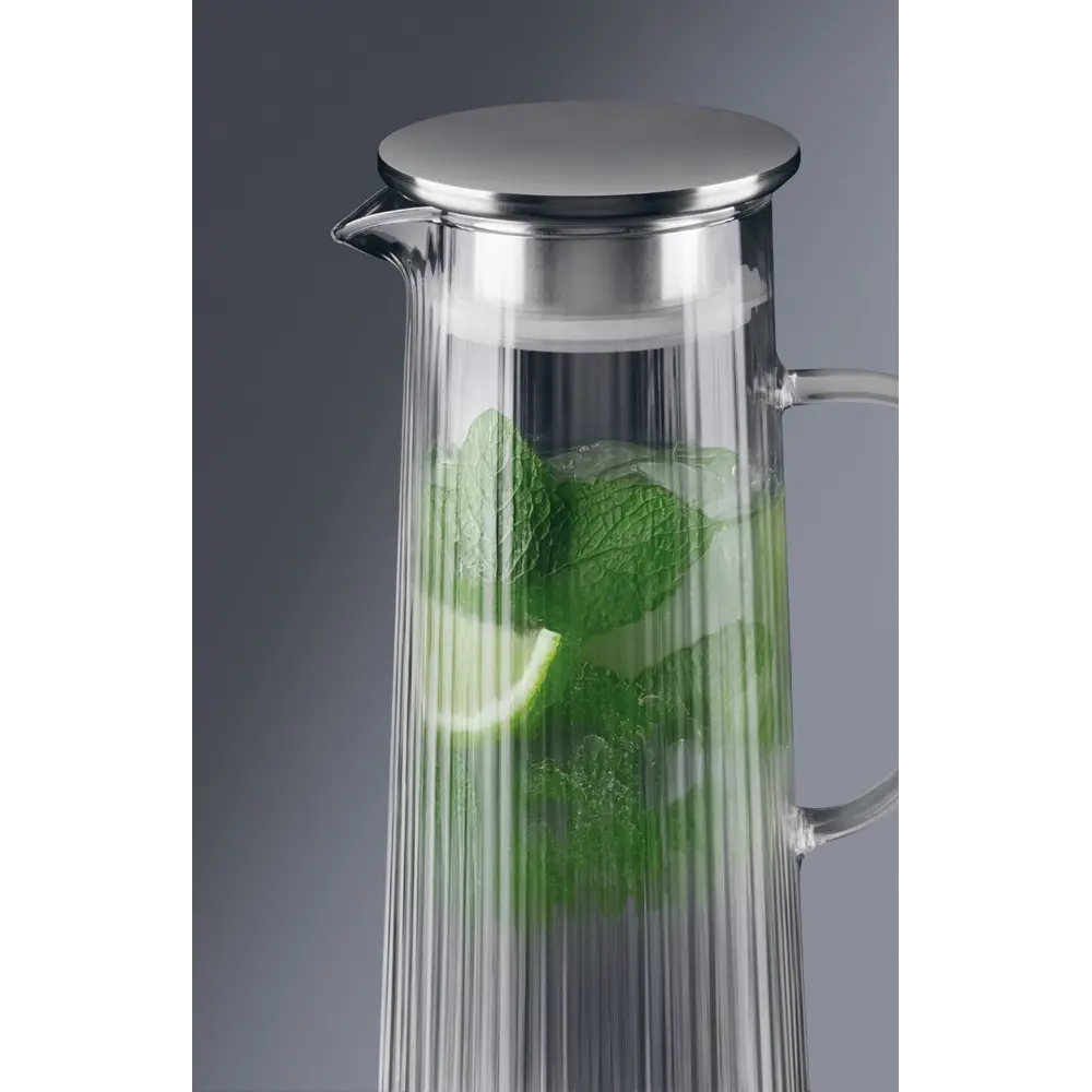 Кувшин Leonord 1.2 л с крышкой стекло цвет прозрачный Santreyd STLM-2076753 - Вид №5