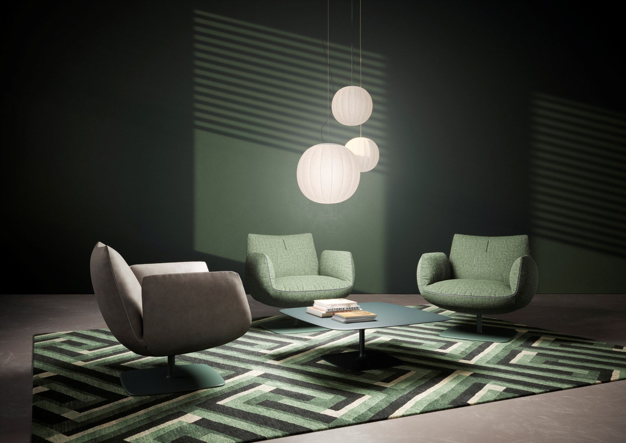 Кожаное кресло с подлокотниками COR Jalis ARCH-00140118 - Вид №1