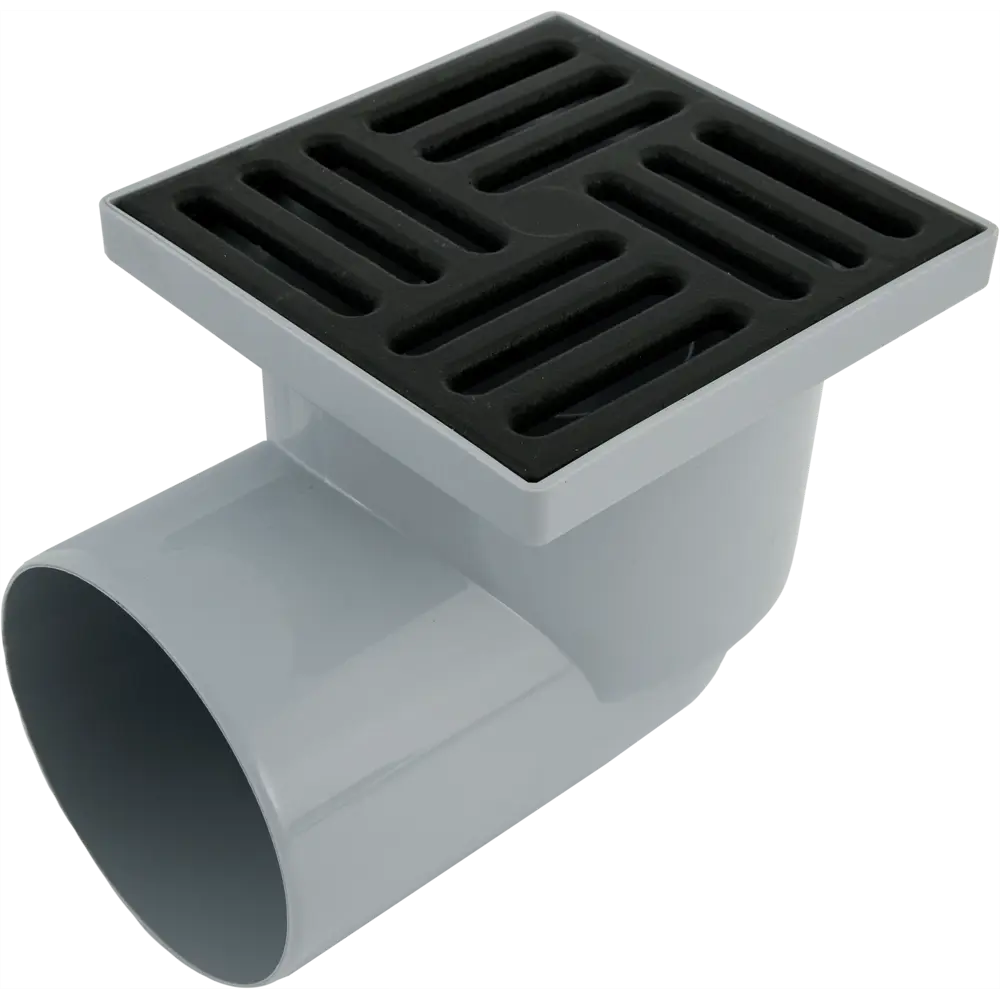 Душевой трап АНИ Пласт с сухим затвором и чугунной решеткой 15×15 см 82494718 STLM-0028645