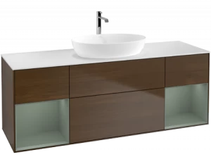 Villeroy&Boch Тумба под раковину Прямоугольная версия F861GMGN Finion Walnut Veneer