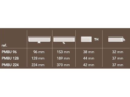 Железная мебельная ручка Dauby Pure® ARCH-00058337 - Вид №6