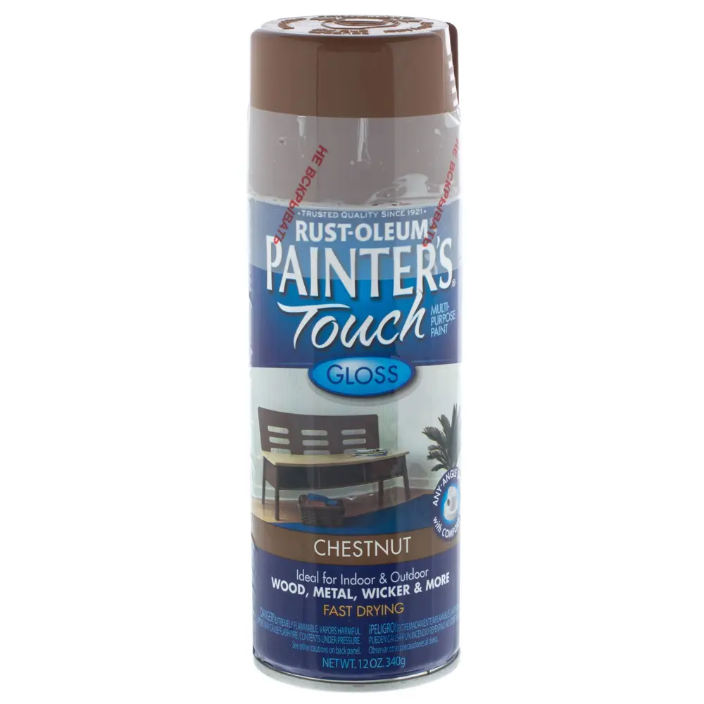 Краска аэрозольная Paint Touch глянцевая цвет каштановый 340 г RUST-OLEUM STLM-2179522