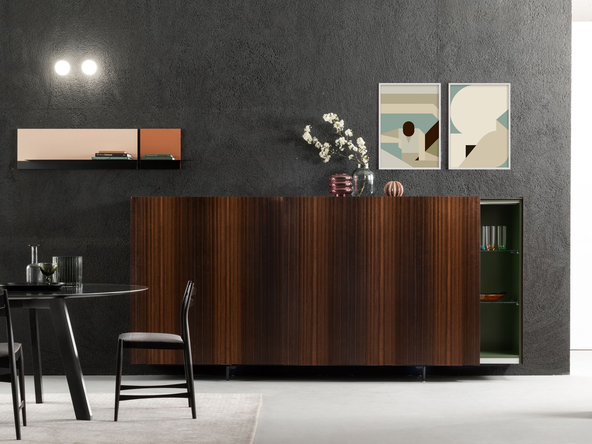 Деревянный сервант с копланарными дверями Capo d’Opera ателье ARCH-00022642 - Вид №1