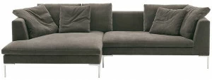 B&B Italia Модульный тканевый диван с шезлонгом Charles large