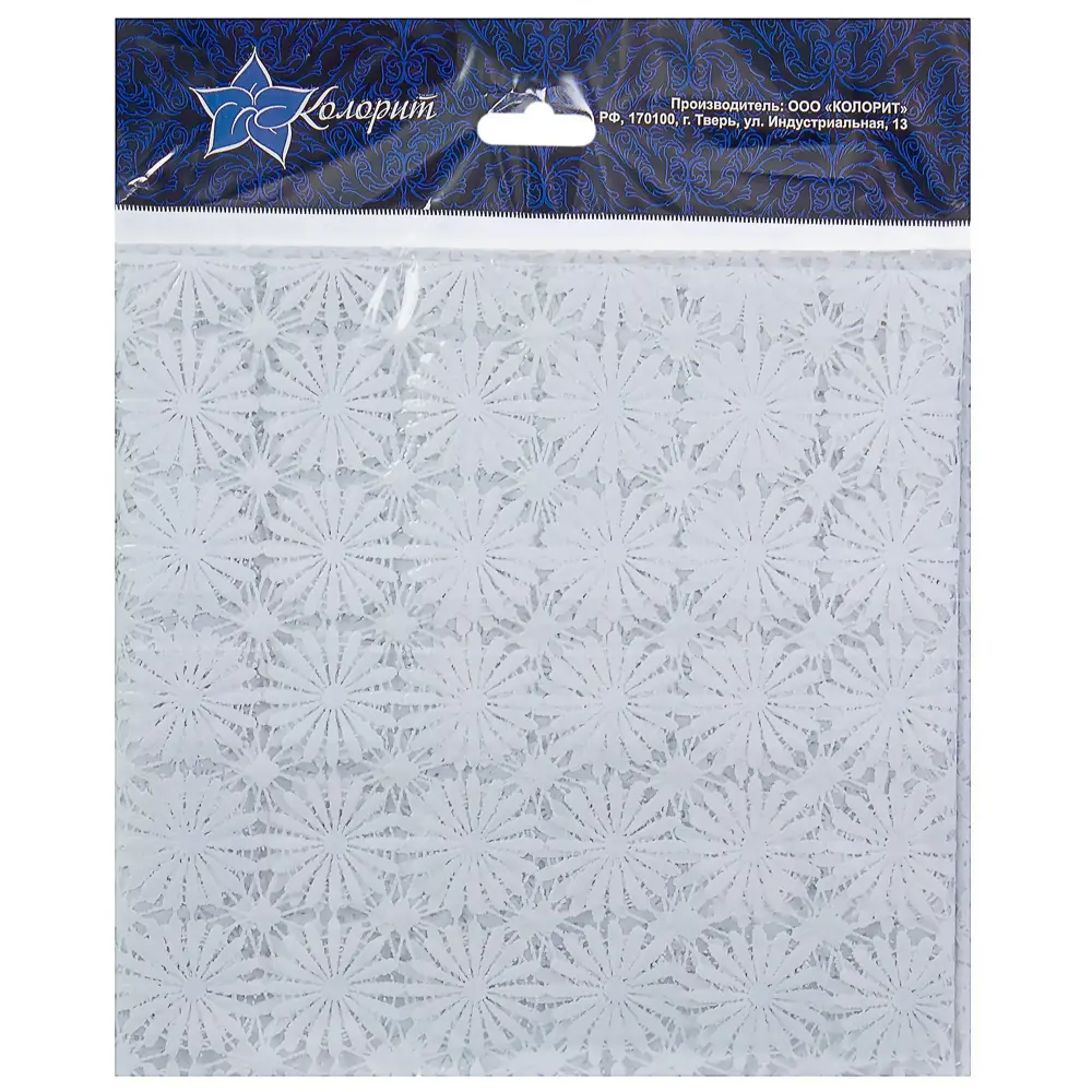 Скатерть «Белый ажур» 110х132 см ПВХ Santreyd STLM-2034417 - Вид №2