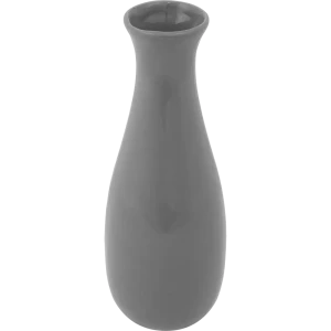 Ваза керамическая 19 см цвет серый