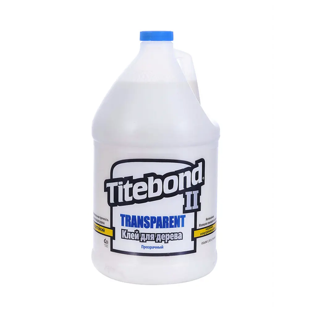 90809138 Клей столярный Titebond Premium II Wood Glue прозрачный 3.78 л STLM-0392068