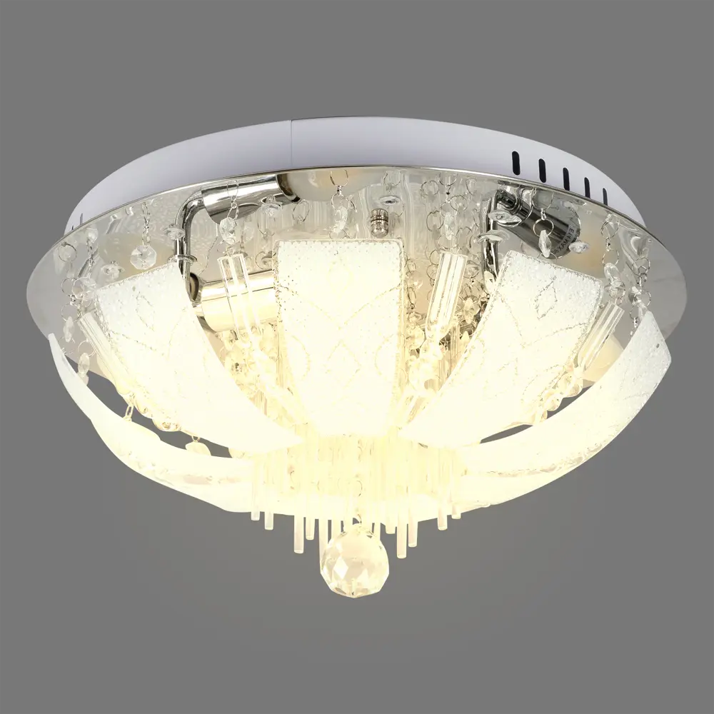 Люстра хрустальная подвесная Пари 4xE14x60 Вт, LED, металл/стекло, цвет хром WINK STLM-2074334 - Вид №20