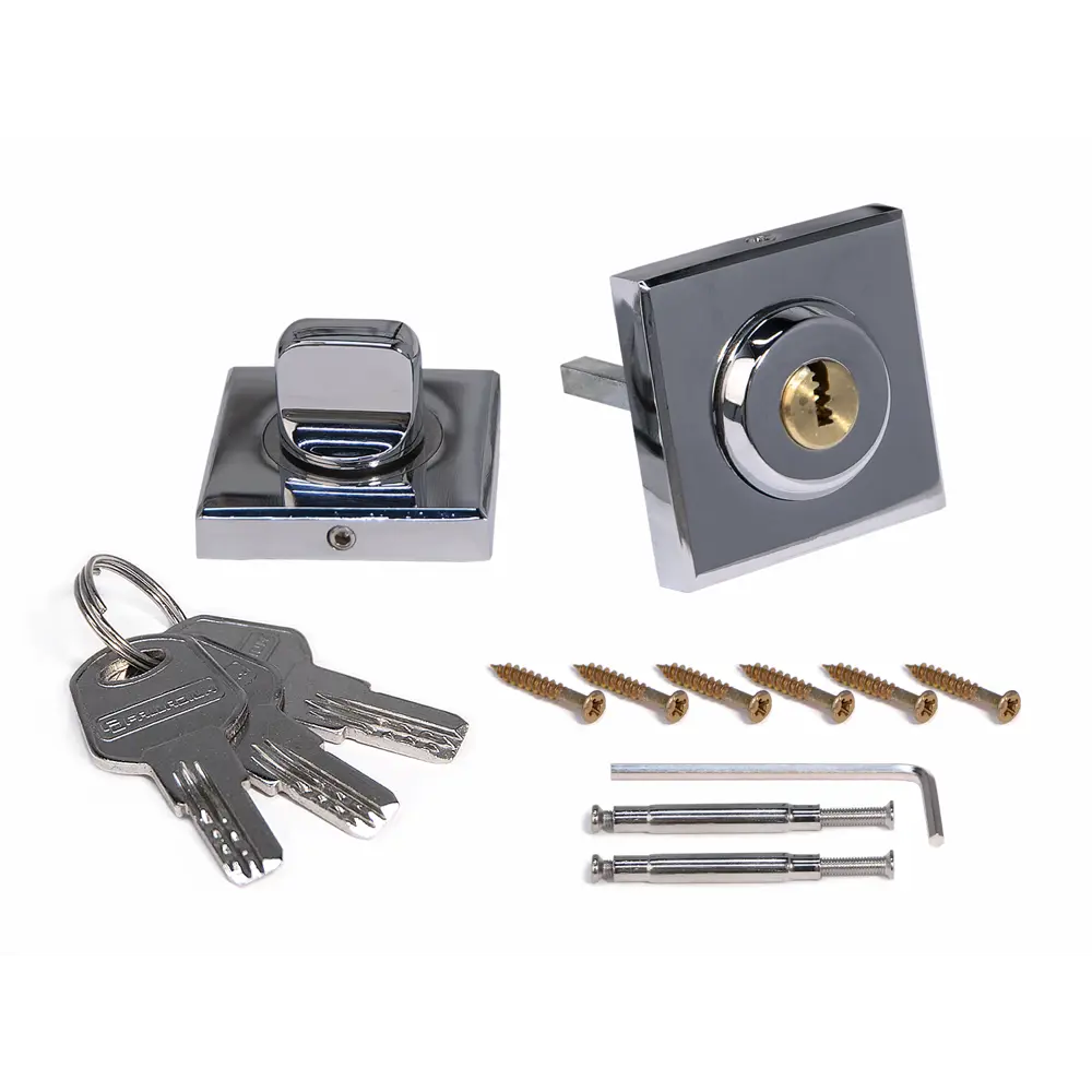 Фиксатор-ключ Palladium для межкомнатных дверей с квадратной накладкой 89322434 STLM-0896187 - Вид №1