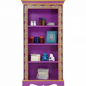 Стеллаж деревянный для книг фиолетовый Ibiza Life KARE IBIZA 325679 Фиолетовый