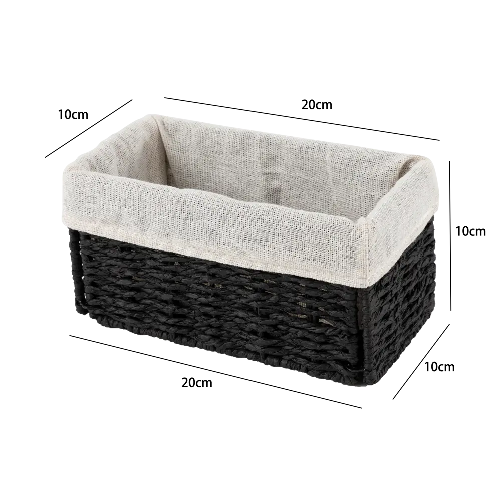 Корзина графит 10x10x20 см бум Konsensa 89453515 STLM-2207454 