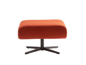 Кожаный пуф