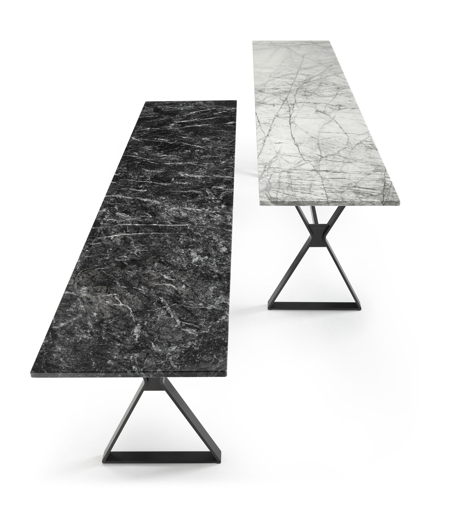 Консольный стол со стеклянной или мраморной столешницей FIAM ITALIA Hype ARCH-00149180 - Вид №8