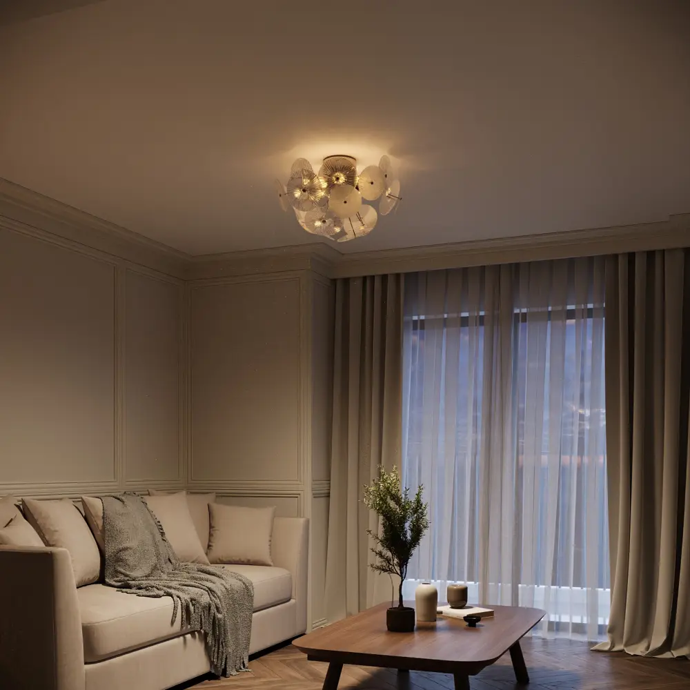 Freya Futurism — потолочная люстра на 6 ламп с хромированным покрытием 88241806 STLM-0922044 - Вид №12