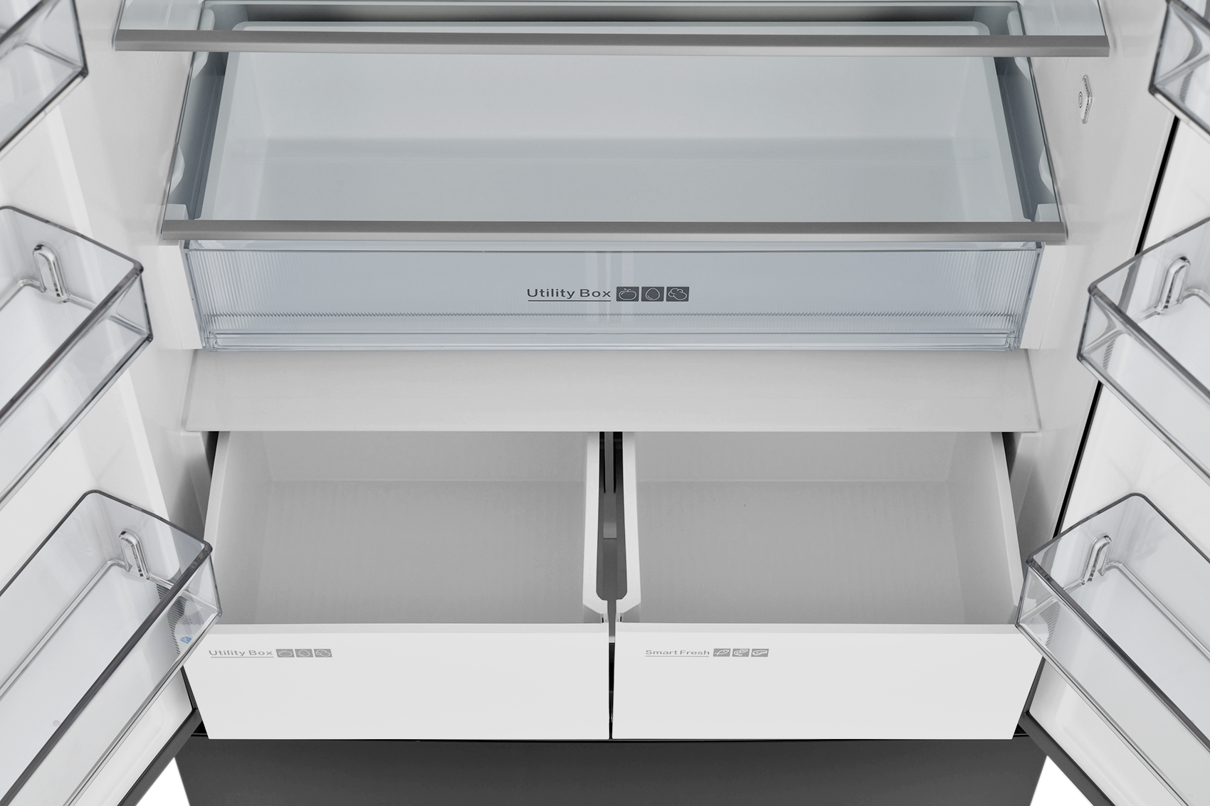 9235922 Холодильник многодверный   ZUGEL ZRFDI470XB Slot-In черный STDN-0091085 - Вид №9