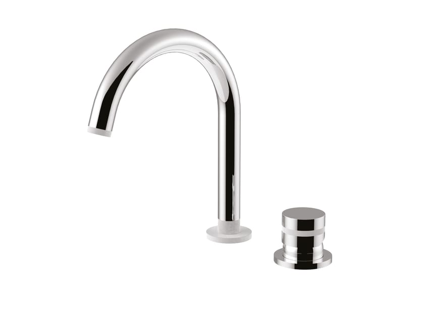 Смеситель для раковины с 2 отверстиями с поворотным горлышком Rubinetteria Giulini MyRing ARCH-00084403