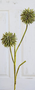7995 860 a3 Искусственный мягкий цветок 'allium', 95 см, зелено-коричневый H-andreas