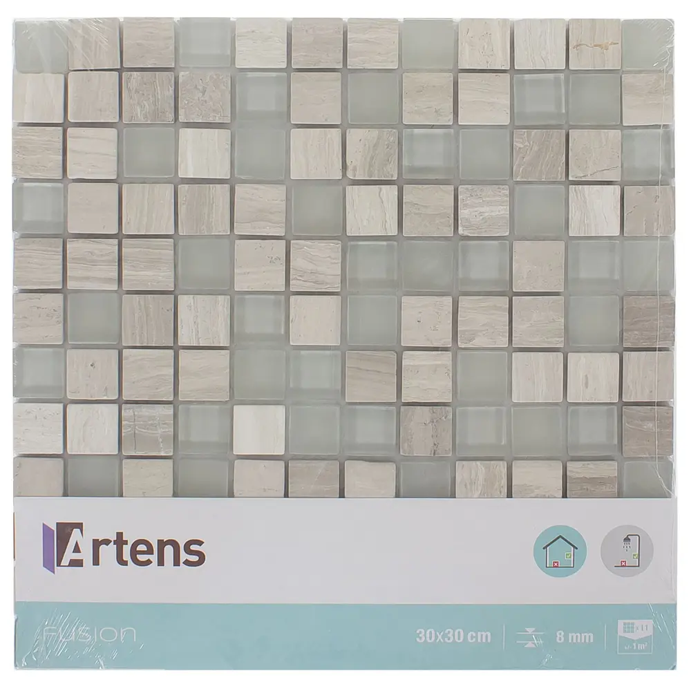 Мозаика Artens 30х30 см мрамор, цвет бежевый STLM-2199101 - Вид №3