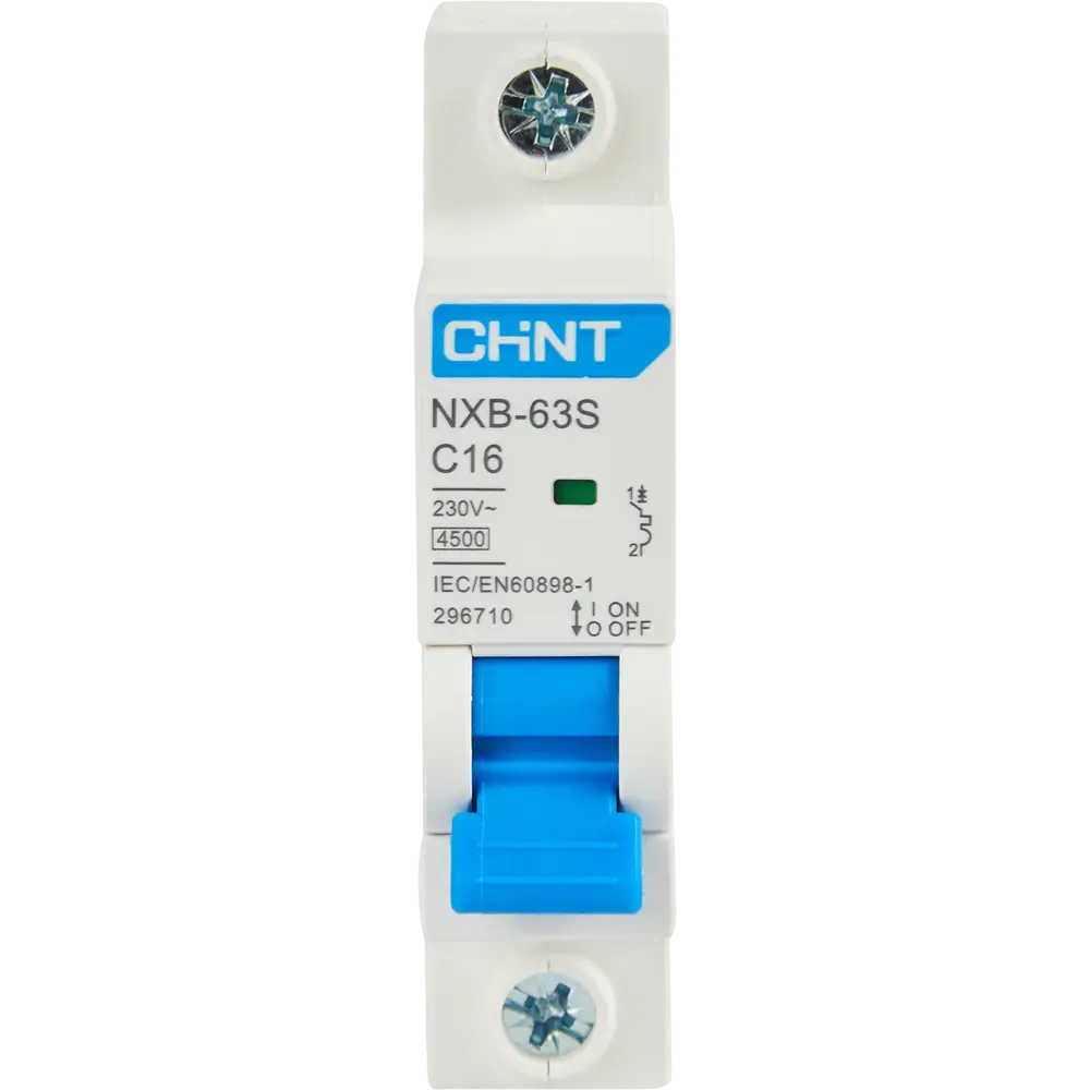 Автоматический выключатель CHINT NXB-63S 1P C16 А 4.5 кА STLM-2068001 - Вид №2