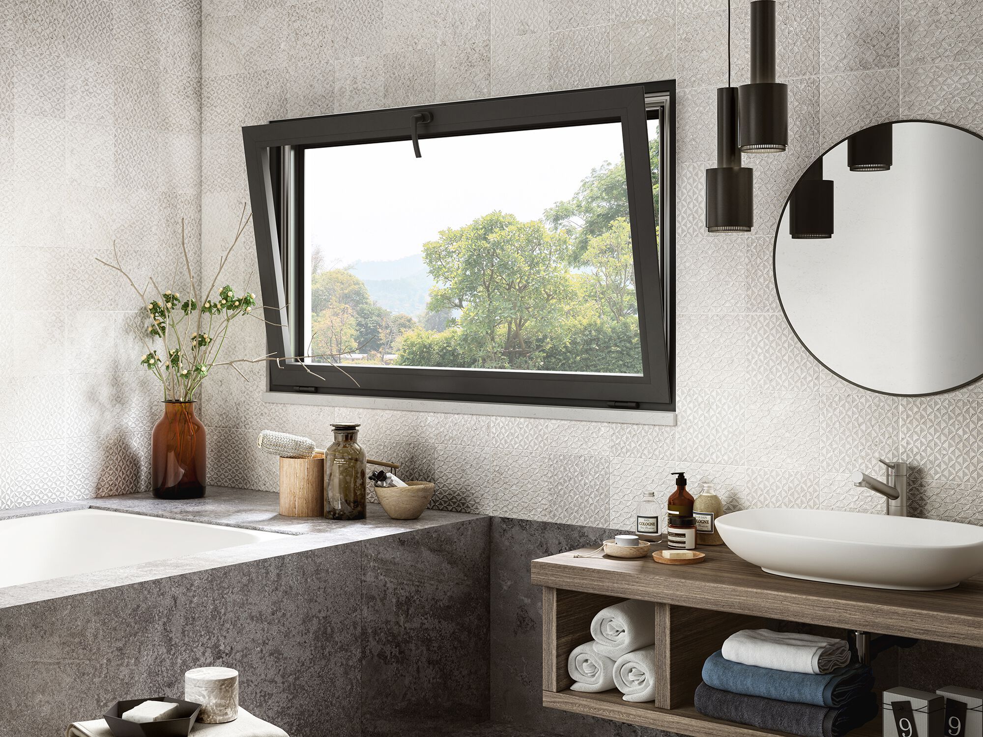 Алюминиевое окно Tecnoplast Sistema A75 ARCH-00088443 - Вид №2