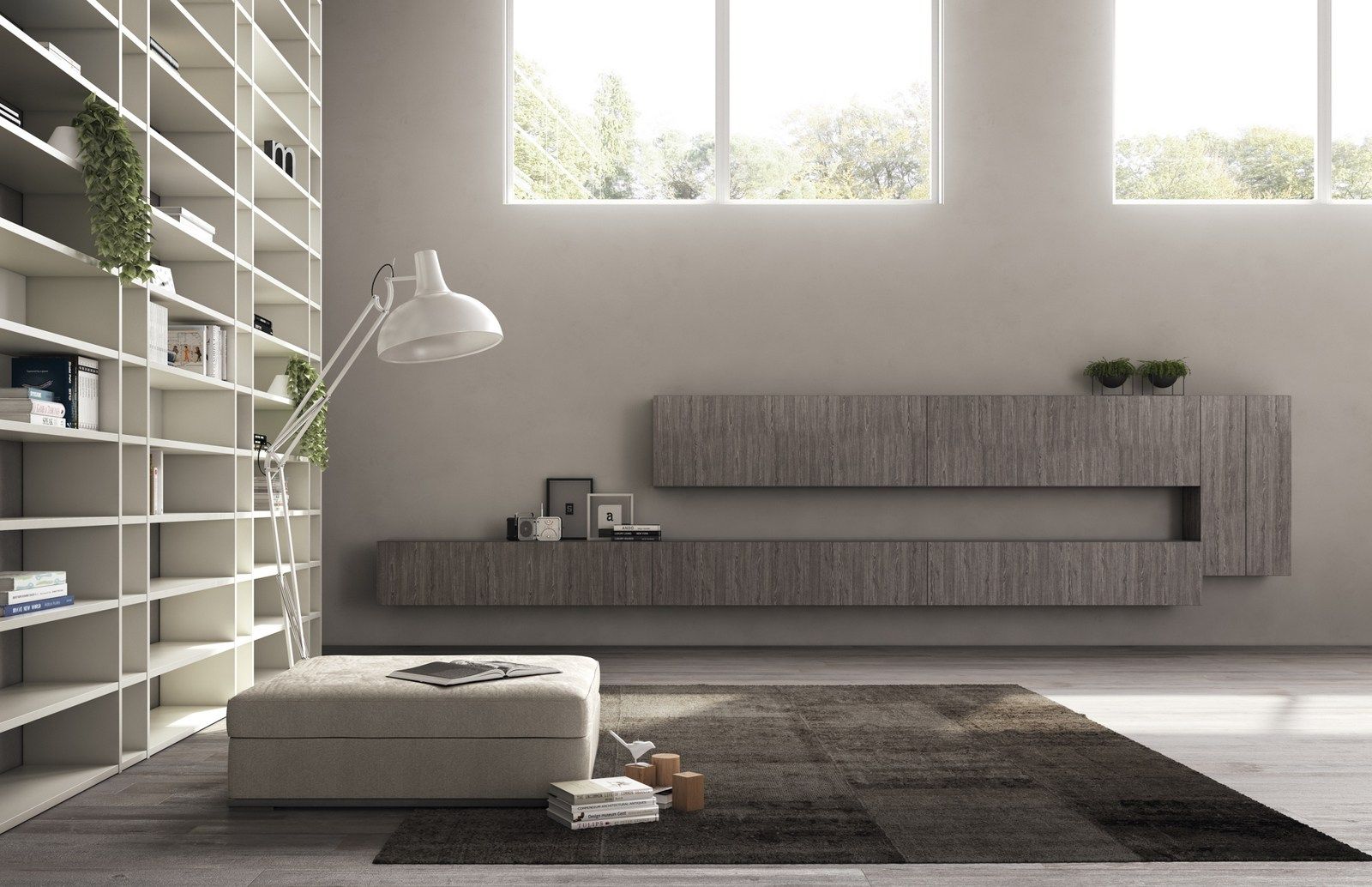 Встроенная кухня в HPL с островом Floritelli Cucine Prima ARCH-00112292 - Вид №2