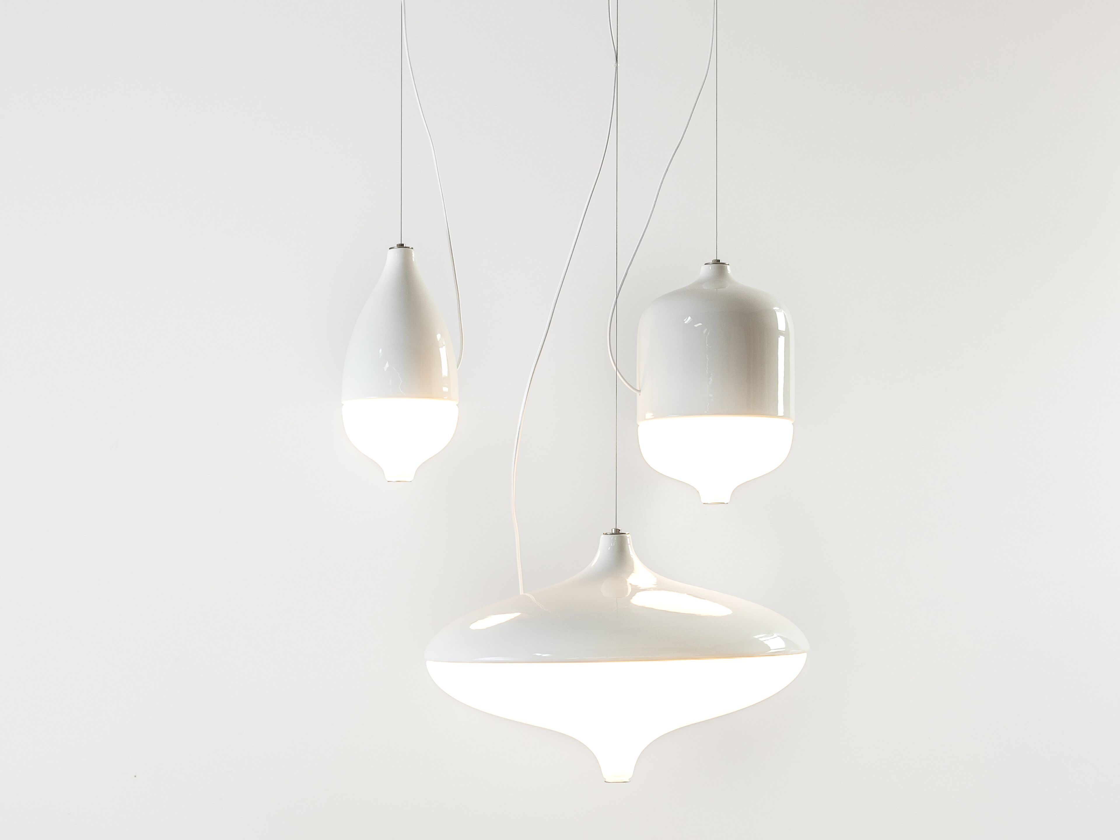 Керамический и стеклянный светодиодный подвесной светильник Hind Rabii T-Cotta ARCH-00045990 - Вид №4