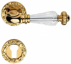 LINEA CALI' Латунная ручка в классическом стиле с кристаллами Swarovski® с замком Ninfa crystal
