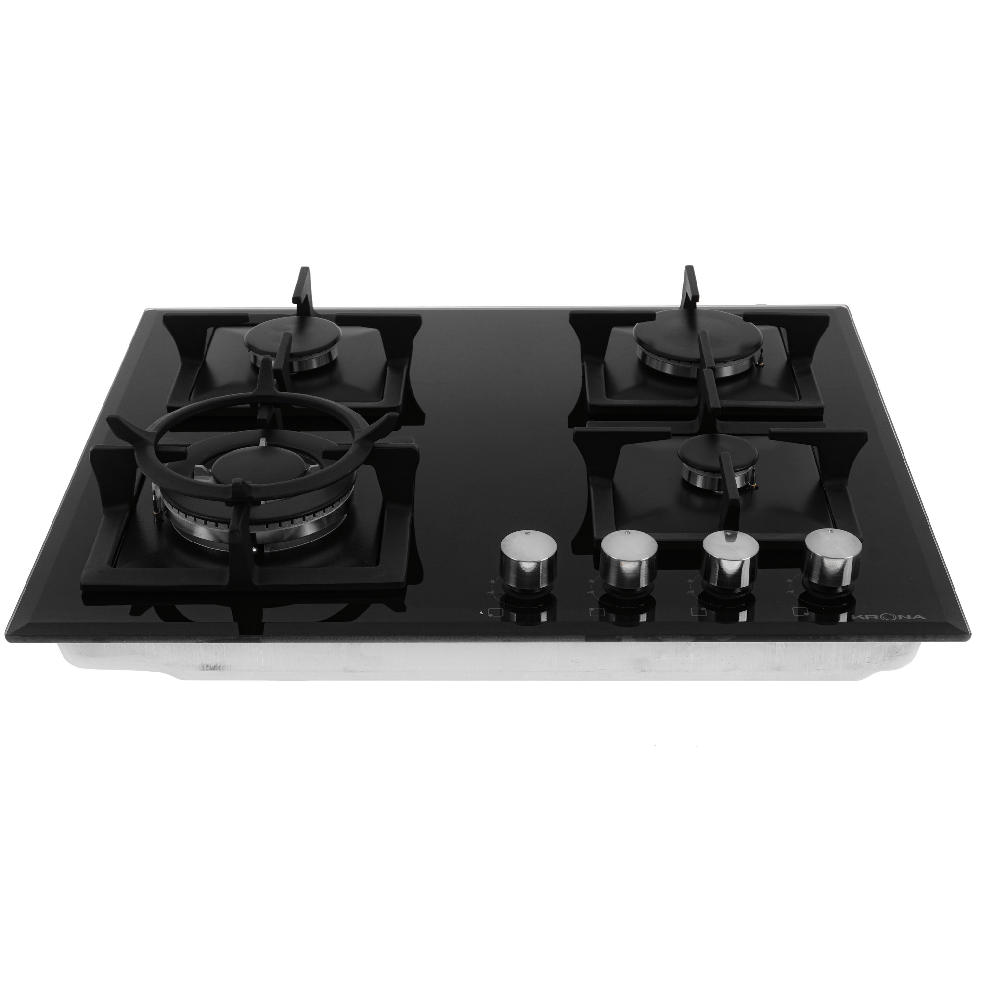 8160807 Газовая варочная поверхность KRONA CALORE 60 BL KRONA1 STDN-0139611 - Вид №1