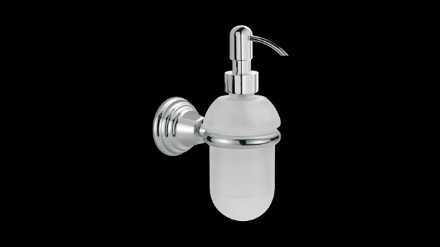 CA127 Дозатор для жидкого мыла, настенный, из матового стекла 0,275 л bagno&associati CANOVA