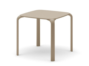 Штабелируемый квадратный садовый стол из полипропилена