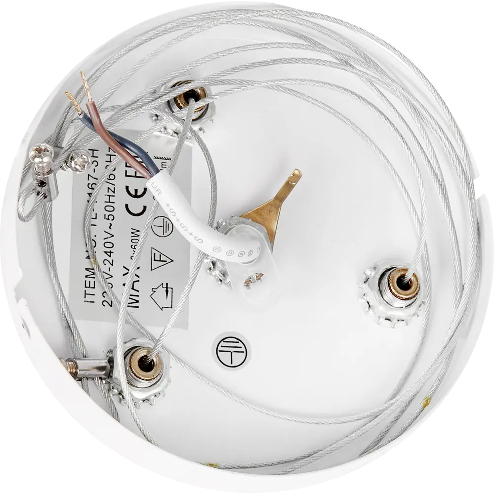 Светильник подвесной Laurel 3 лампы 12 м² цвет белый Toplight STLM-2024206 - Вид №6