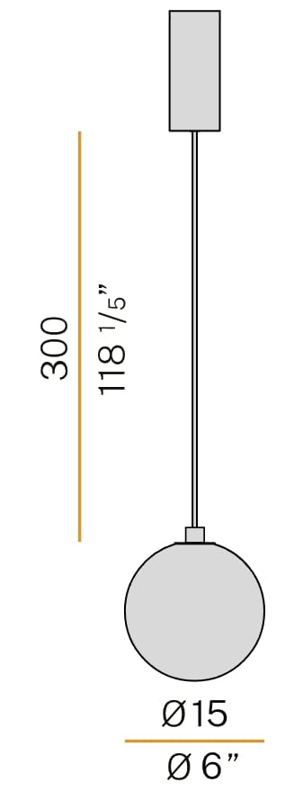 Выдувное стекло светодиодный подвесной светильник Panzeri Murané ARCH-00137276 - Вид №13
